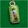 Enamel Earring Aromatic Green in Finift Jewelry Earrings category