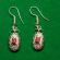 Enamel Earring Dewdrop in Finift Jewelry Earrings category