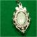 Enamel Earring Lilia white in Finift Jewelry Earrings category