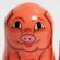 Matryoshka Pigs in Nesting Dolls Animals  category