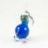 Blue Elephant Figure in Glass Figurines Wild  Animals category