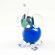 Blue Elephant Figure in Glass Figurines Wild  Animals category
