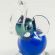 Blue Elephant Figure in Glass Figurines Wild  Animals category