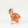 Glass Elephant Beige in Glass Figurines Wild  Animals category