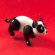Panda Glass Figurine in Glass Figurines Wild  Animals category