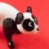 Panda Glass Figurine in Glass Figurines Wild  Animals category