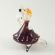 Little Fox in  Red Dress in Glass Figurines Wild  Animals category
