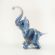 Elephant Figurine in Glass Figurines Wild  Animals category