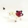 Glass Walking Lion Miniature in Glass Figurines Wild  Animals category