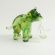 Green Mammoth Figurine in Glass Figurines Wild  Animals category