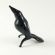 Glass Little Crow in Glass Figurines Birds category