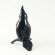 Glass Little Crow in Glass Figurines Birds category