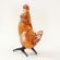 Glass Pretty Hen in Glass Figurines Birds category