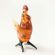 Glass Pretty Hen in Glass Figurines Birds category