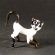 White Cat Glass Figure in Glass Figurines Cats category