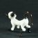 White Cat Glass Figure in Glass Figurines Cats category