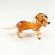 Dachshund Figure in Glass Figurines Dogs category