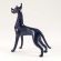 German Dog Black Figurine in Glass Figurines Dogs category