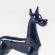 German Dog Black Figurine in Glass Figurines Dogs category