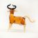 Glass Cow Figurine in Glass Figurines Farm Animals category
