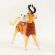 Glass Cow Figurine in Glass Figurines Farm Animals category