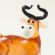 Glass Cow Figurine in Glass Figurines Farm Animals category