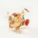 Glass Small Piggy Figurine in Glass Figurines Farm Animals category