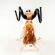 Brown Ram Figurine in Glass Figurines Farm Animals category