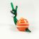 Glass Red Snail in Glass Figurines Insects category