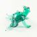 Frog Figurine in Glass Figurines Reptiles category