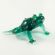 Frog Figurine in Glass Figurines Reptiles category