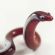 Red Glass Snake Figurine in Glass Figurines Reptiles category