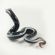 Black Glass Snake Figurine in Glass Figurines Reptiles category