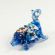 Blue Turtle Figurine in Glass Figurines Reptiles category