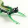 Green Glass Lizard in Glass Figurines Reptiles category