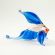 Blown Glass Fish Figure Blue in Glass Figurines Sea Life Creatures category
