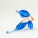 Blown Glass Fish Figure Blue in Glass Figurines Sea Life Creatures category