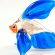 Blown Glass Fish Figure Blue in Glass Figurines Sea Life Creatures category