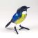 Glass Bird Tomtit in Glass Figurines Birds category