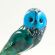 Horned Owl Glass Figurine in Glass Figurines Birds category