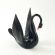 Glass Black Swan in Glass Figurines Birds category