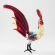 Rooster with Red Tail in Glass Figurines Birds category
