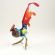 Rooster with Red Tale in Glass Figurines Birds category