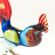 Rooster with Red Tale in Glass Figurines Birds category