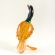 Blown Glass Brown Duck in Glass Figurines Birds category