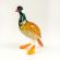 Blown Glass Brown Duck in Glass Figurines Birds category