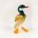 Blown Glass Brown Duck in Glass Figurines Birds category