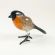 Glass Bullfinch Bird Figurine in Glass Figurines Birds category