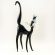 Black Cat Glass Figure in Glass Figurines Cats category