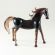 Dark violet Horse Figure in Glass Figurines Farm Animals category